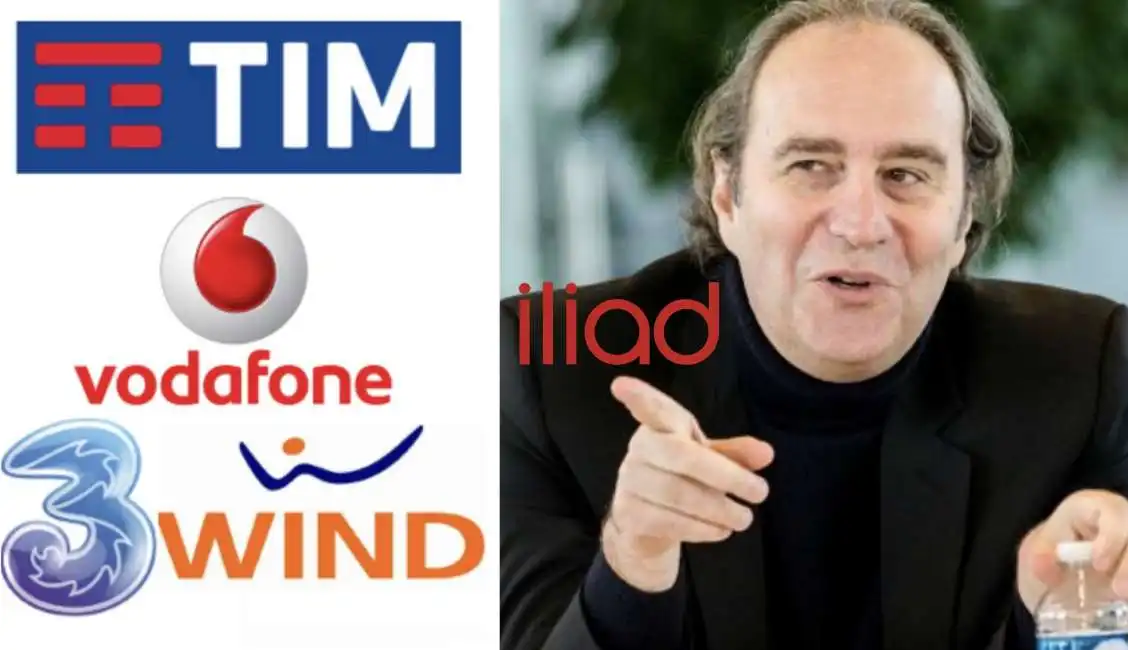 iliad xavier niel tim vodafone wind tre 