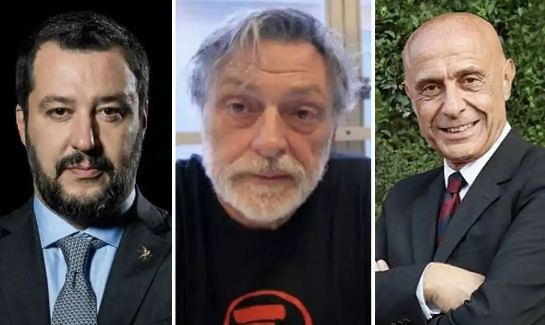 matteo salvini gino strada marco minniti