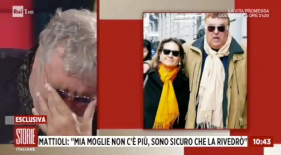 maurizio mattioli e la moglie