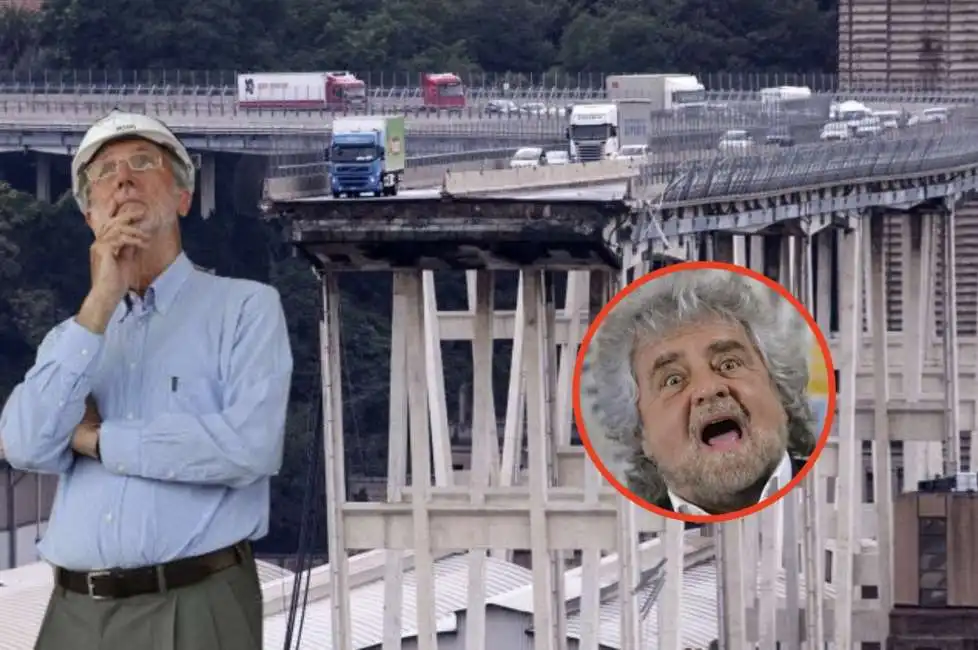 renzo piano ponte genova beppe grillo