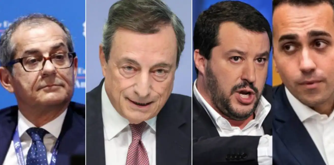 tria draghi salvini di maio