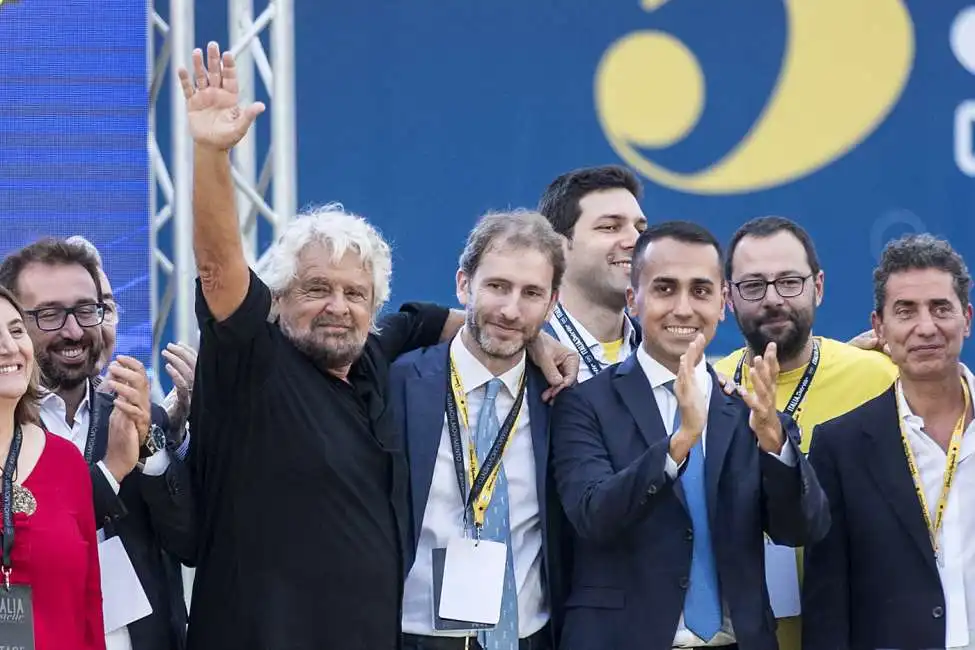 beppe grillo davide casaleggio luigi di maio