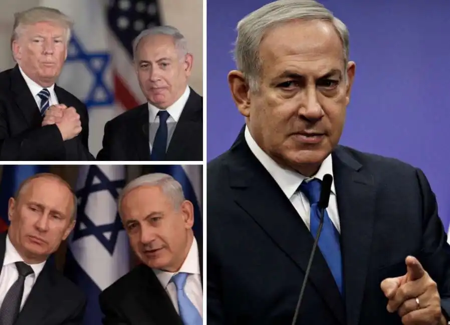 bibi netanyahu donald trump vladimir putin