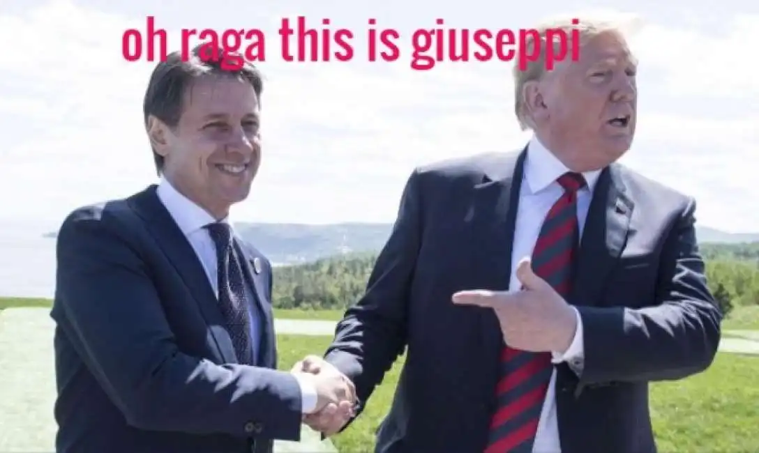 donald trump giuseppe conte