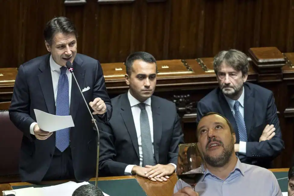 giuseppe conte luigi di maio dario franceschini matteo salvini