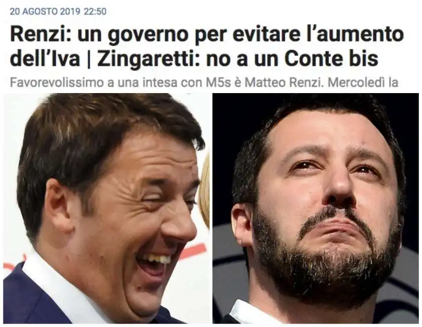 renzi salvini iva