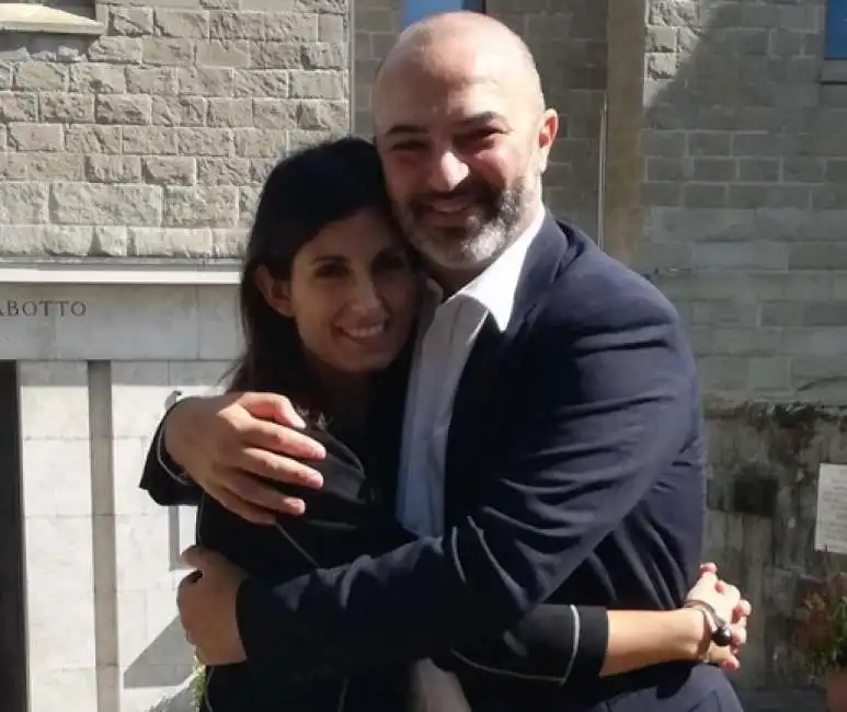 virginia raggi e max bugani