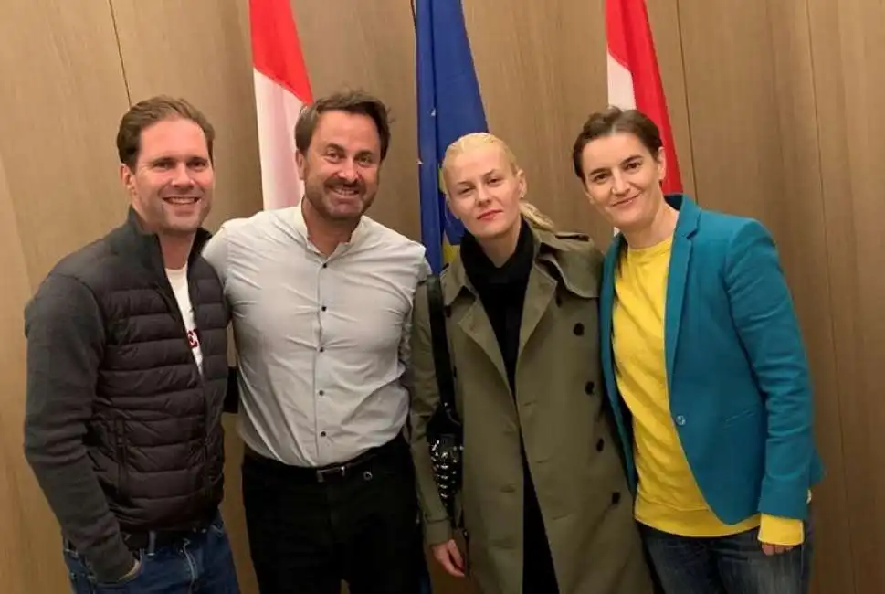 xavier bettel gauthier destenay ana brnabic milica djurdjic 