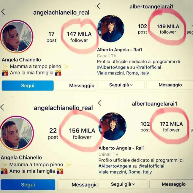 angela da mondello vs alberto angela - la sfida dei follower