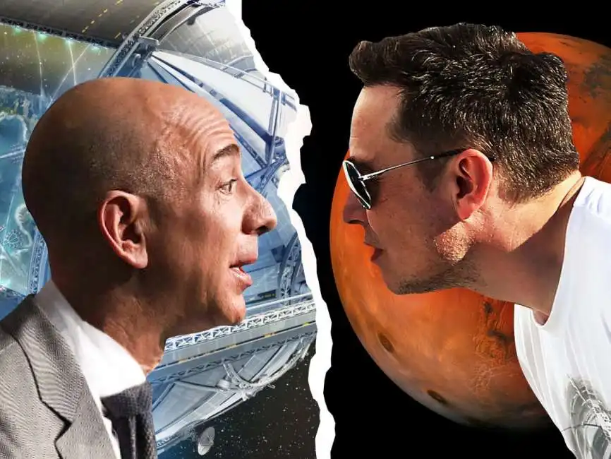 elon musk jeff bezos