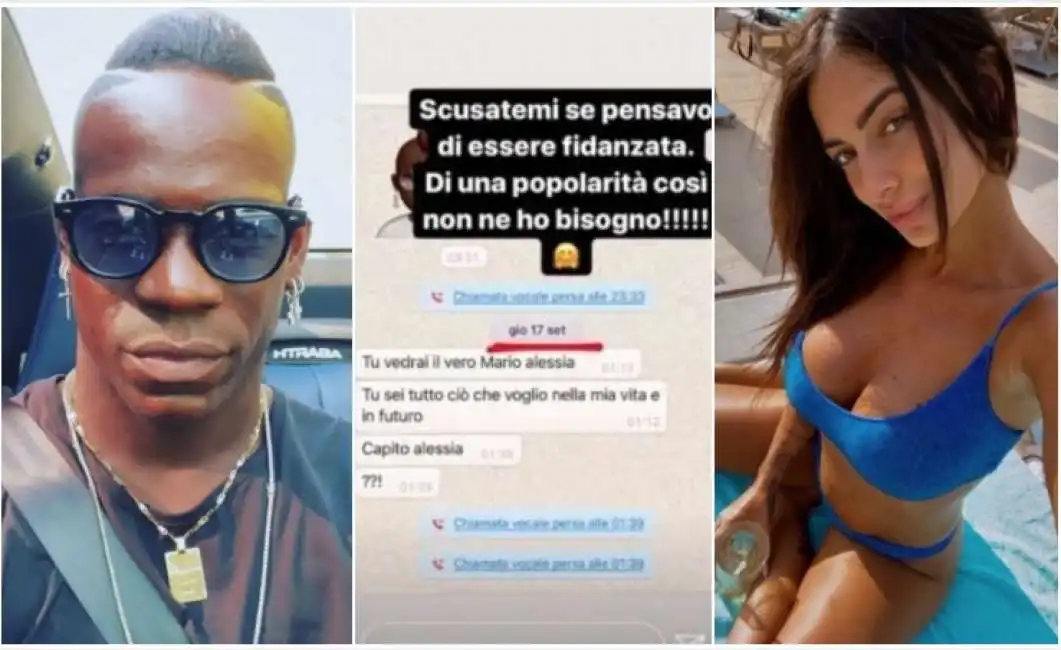 mario balotelli e alessia messina