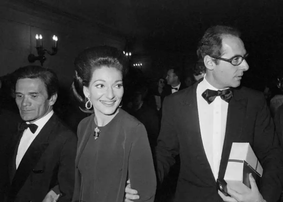 pier paolo pasolini - maria callas - franco rossellini