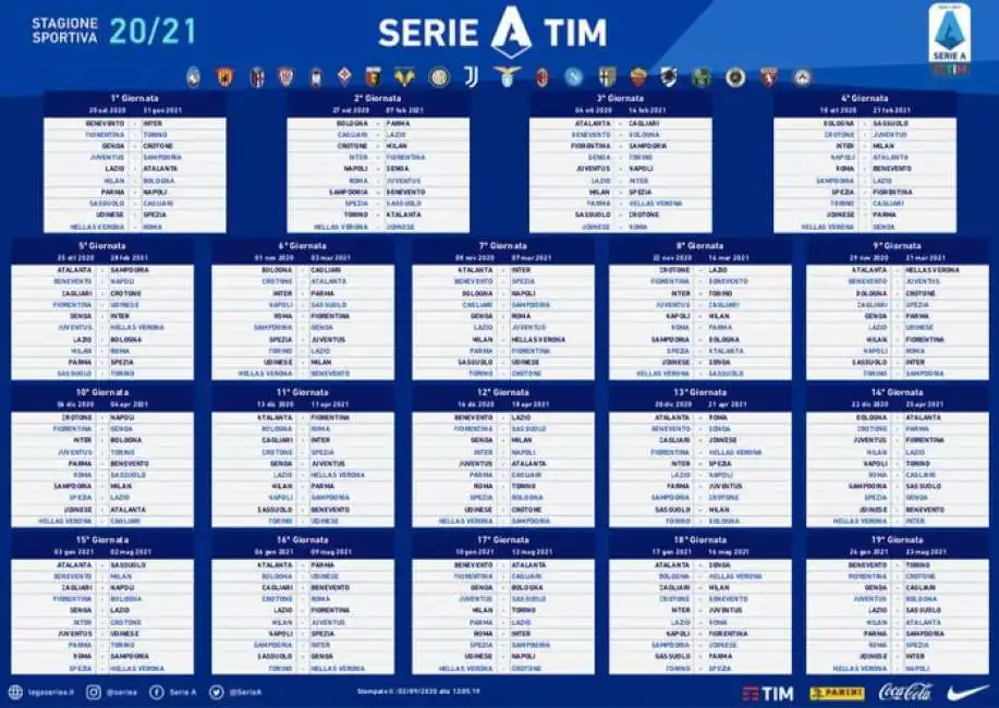 serie a calendario 1