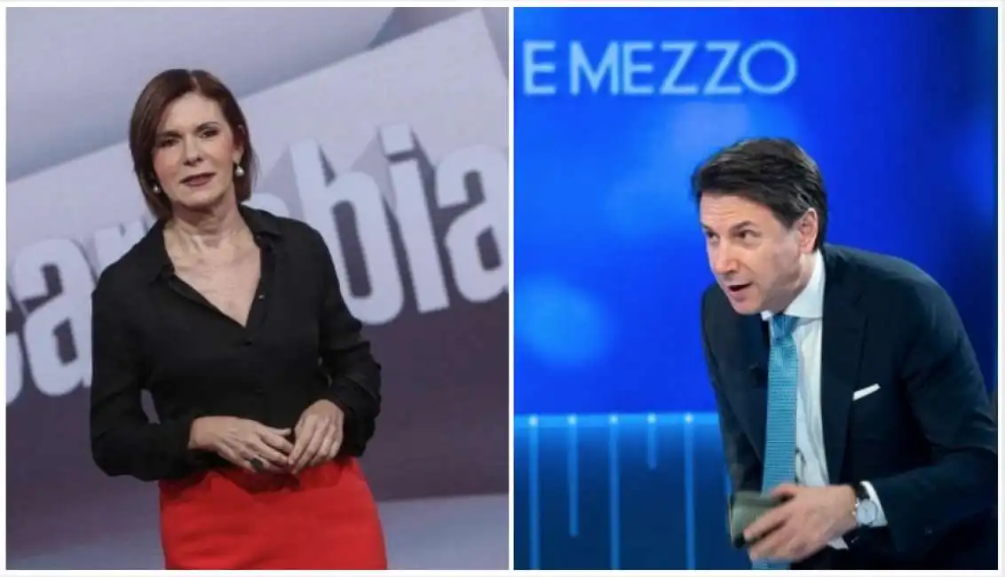 bianca berlinguer e giuseppe conte