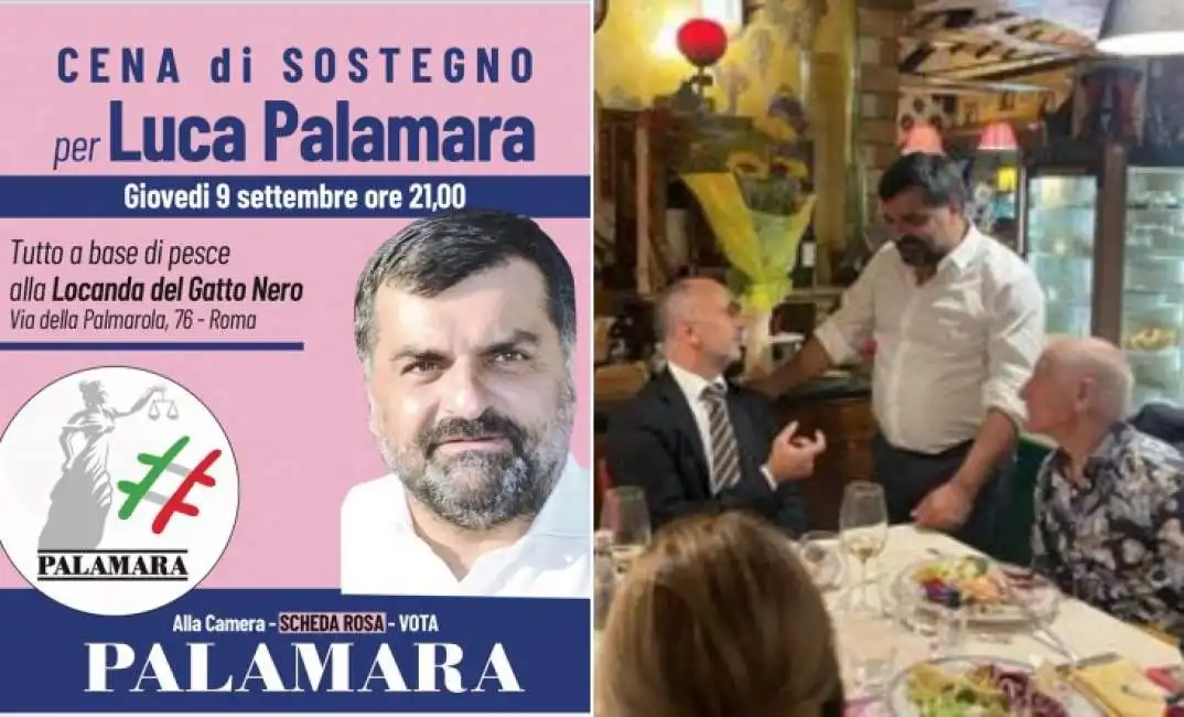 cena elettorale per luca palamara