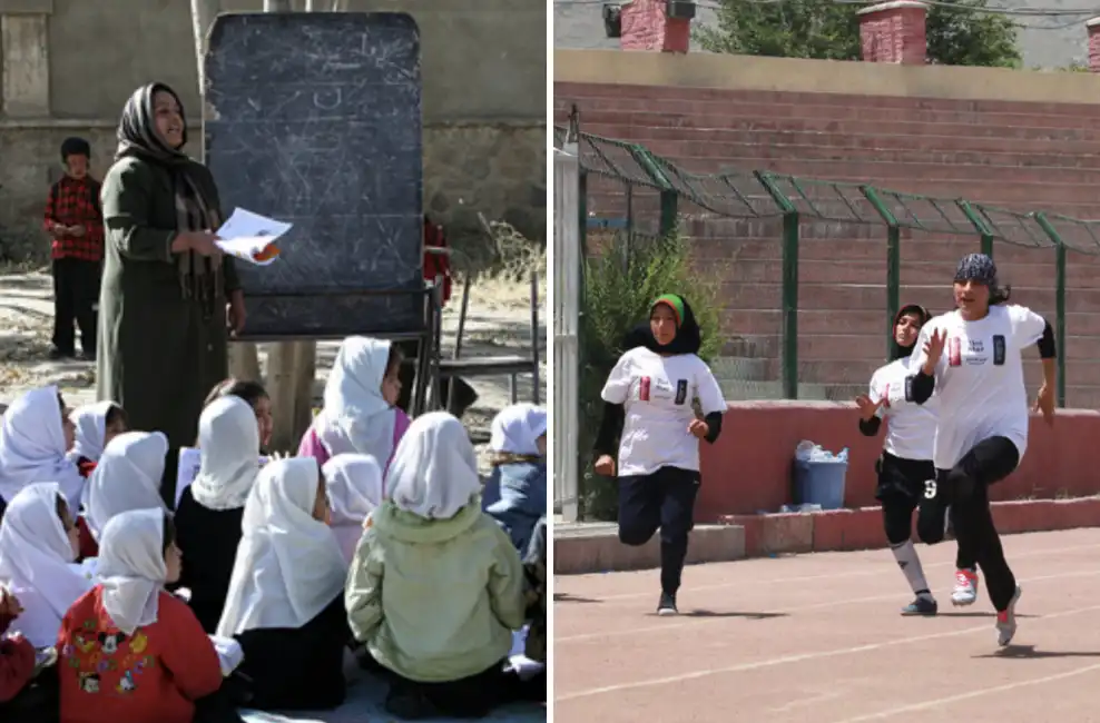 donne afghanistan sport scuola