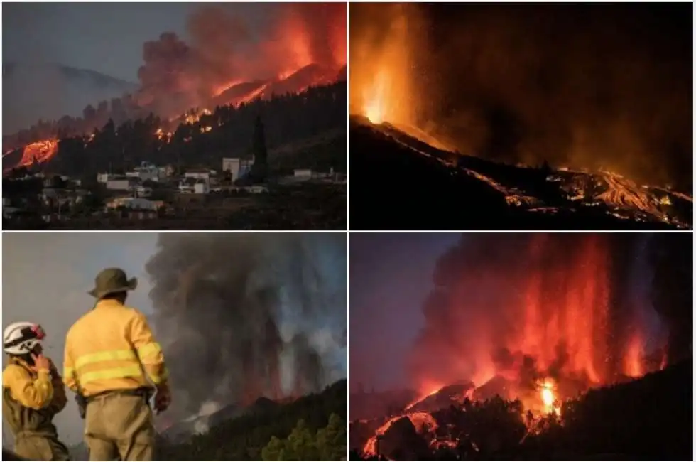 eruzione vulcano cumbre vieja alle canarie