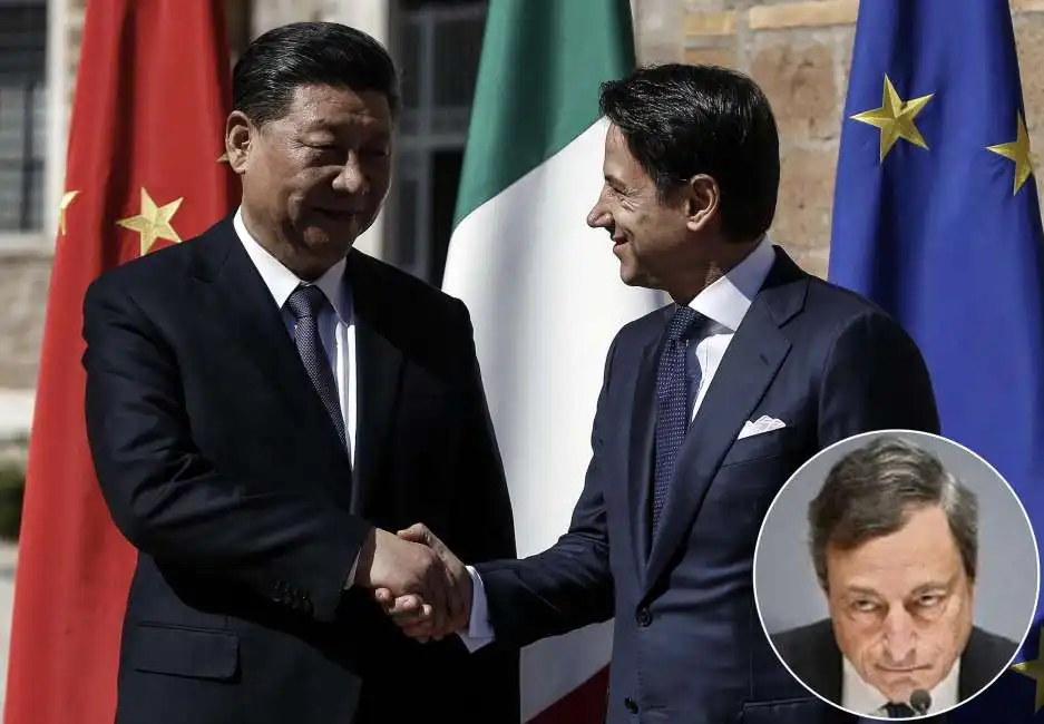 giuseppe conte xi jinping mario draghi