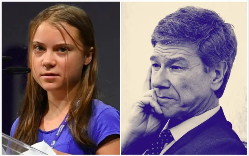 greta thunberg e jeffrey sachs