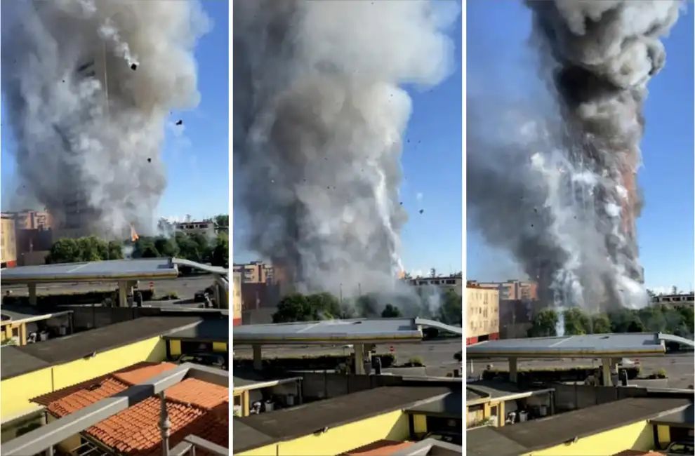 incendio grattacielo milano