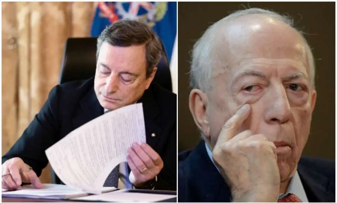 mario draghi fedele confalonieri