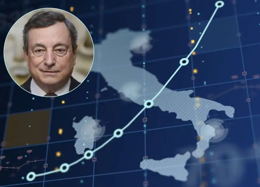 mario draghi pil italia