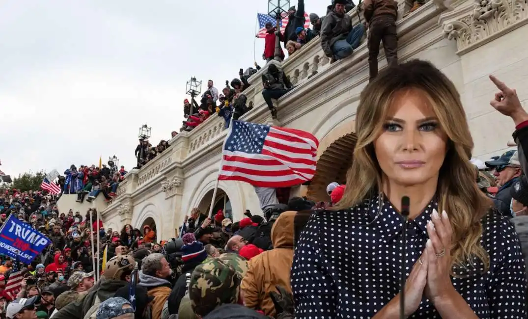 melania trump assalto capitol hill campidoglio