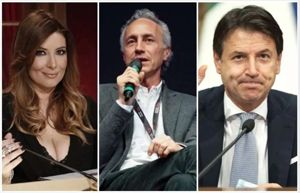 selvaggia lucarelli marco travaglio giuseppe conte