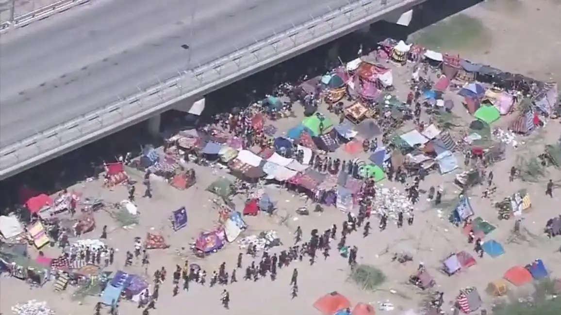 stati uniti - migranti haitiani in texas 8