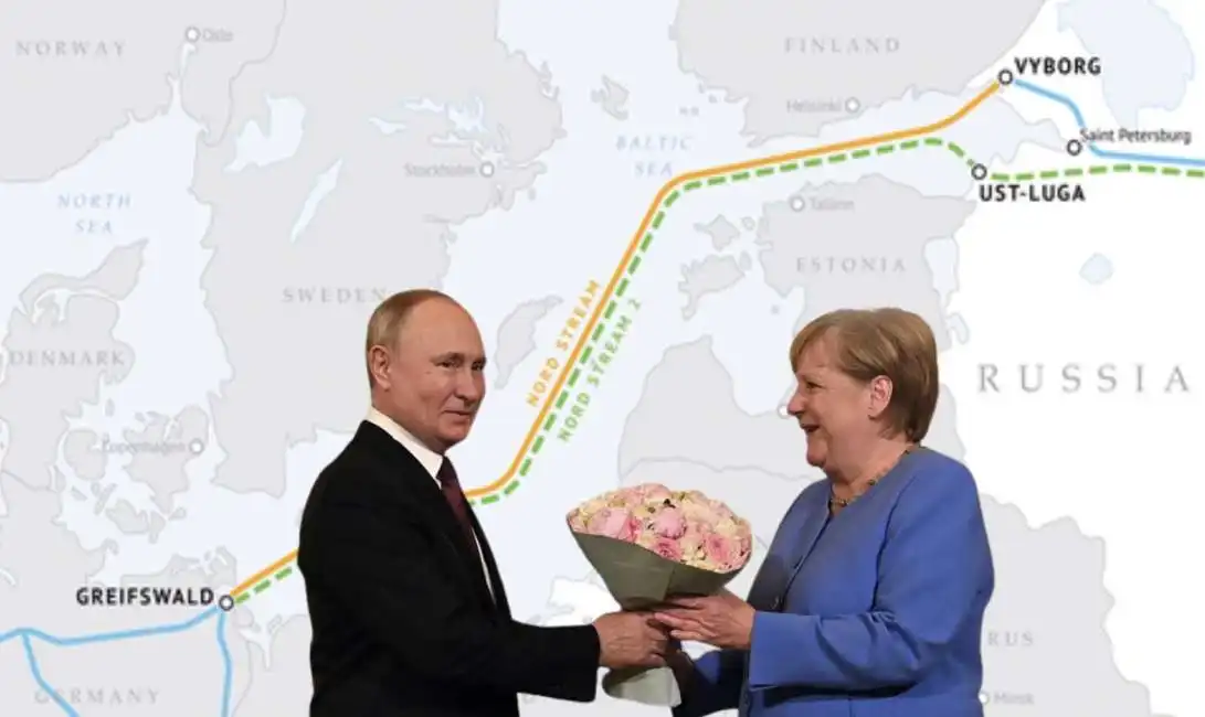 vladimir putin angela merkel north nord stream 2 