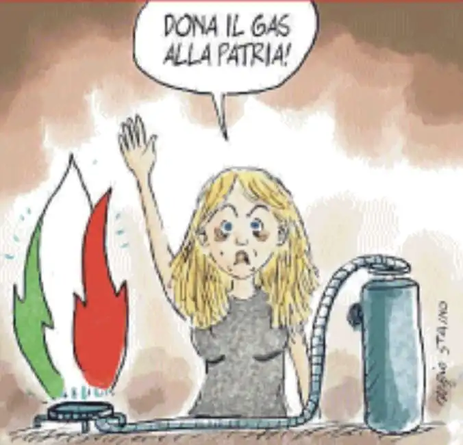 giorgia meloni gas patria 