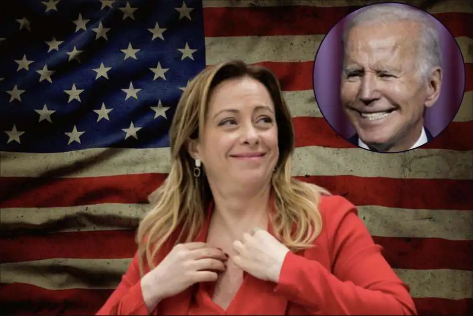 giorgia meloni joe biden 