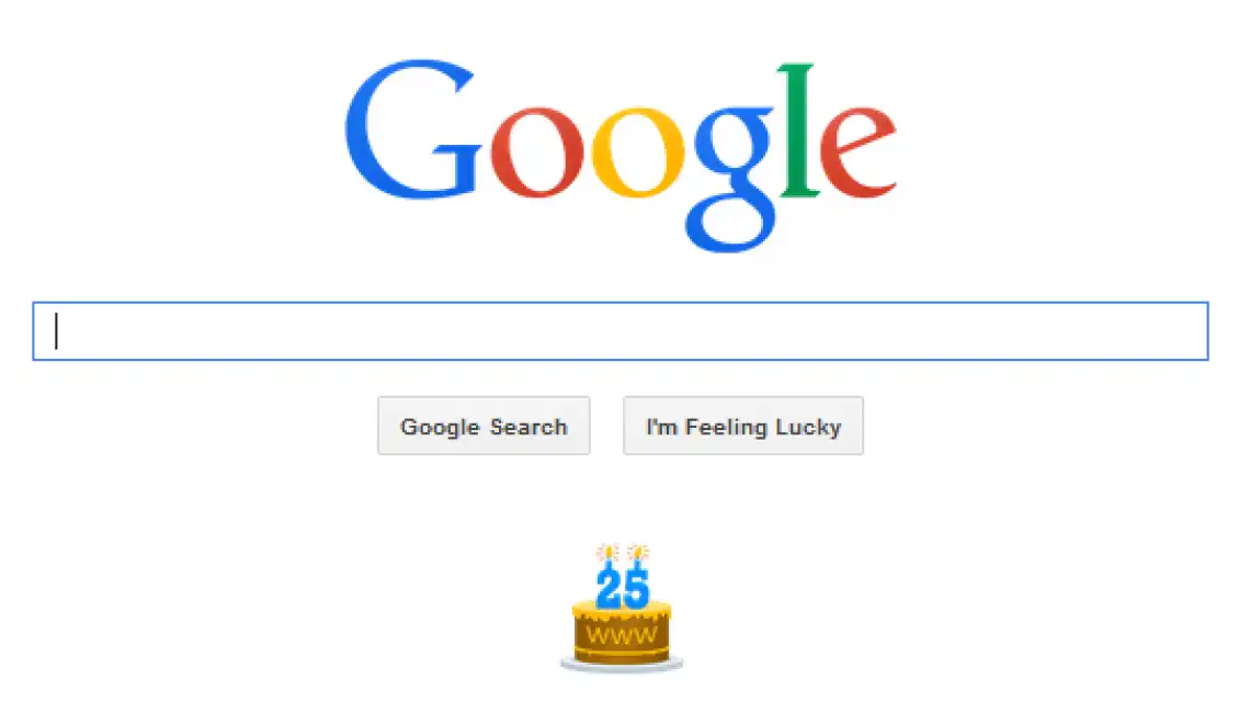 google 25 anni