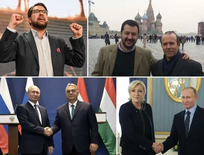 jimmie akesson vladimir putin matteo salvini marine le pen savoini orban