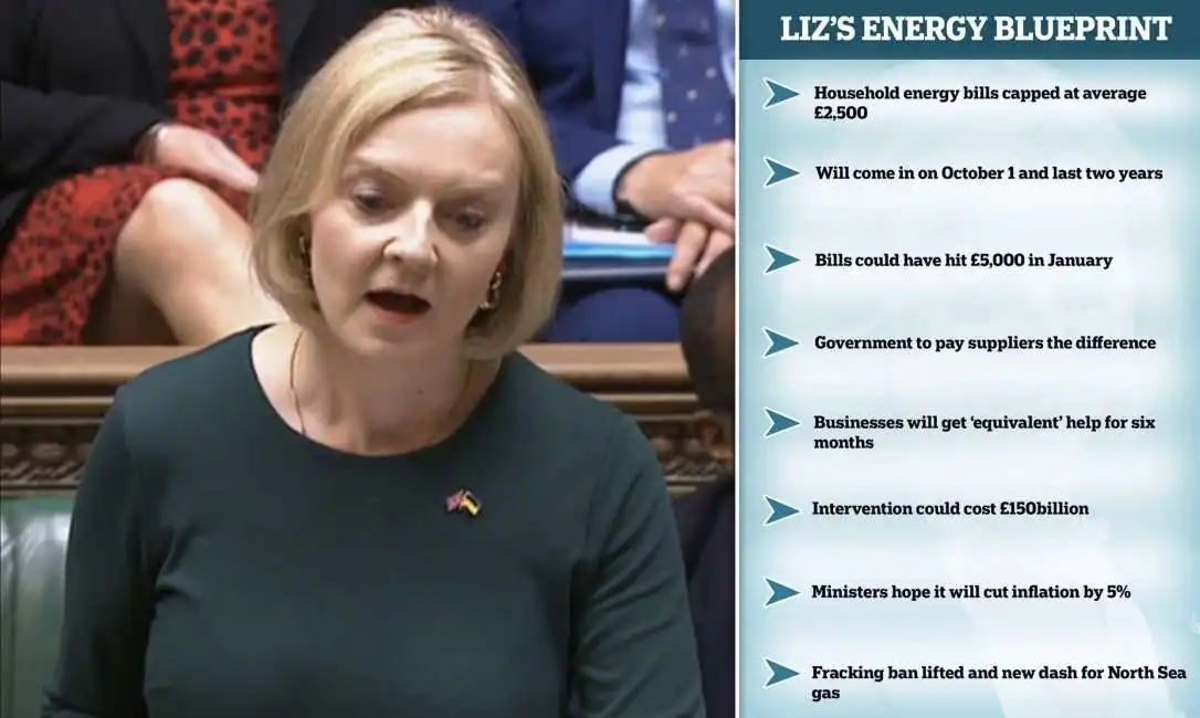 liz truss energia bollette 