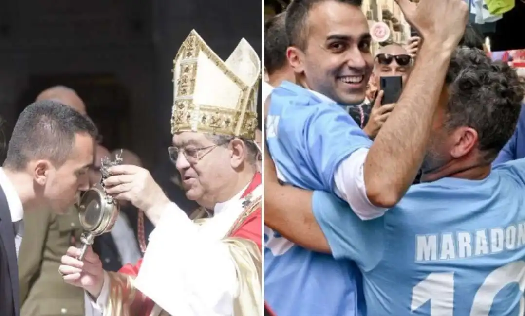 luigi di maio san gennaro napoli