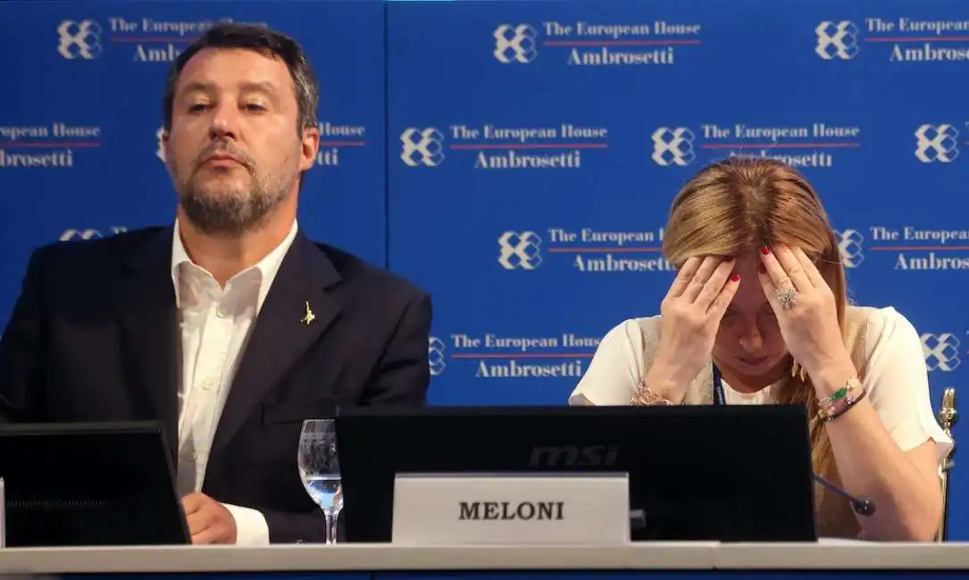 matteo salvini giorgia meloni 