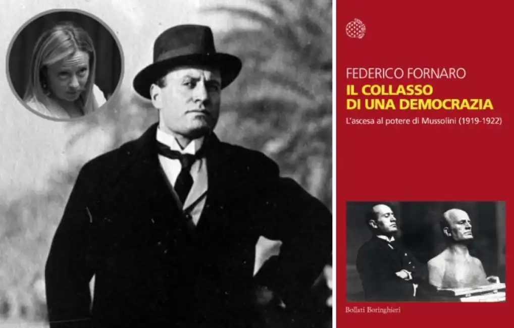 mussolini meloni marcia su roma