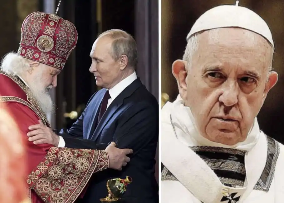 patriarca kirill vladimir putin bergoglio papa francesco 