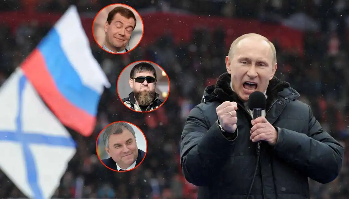 putin dmitrij medvedev ramzan kadyrov vyacheslav volodin