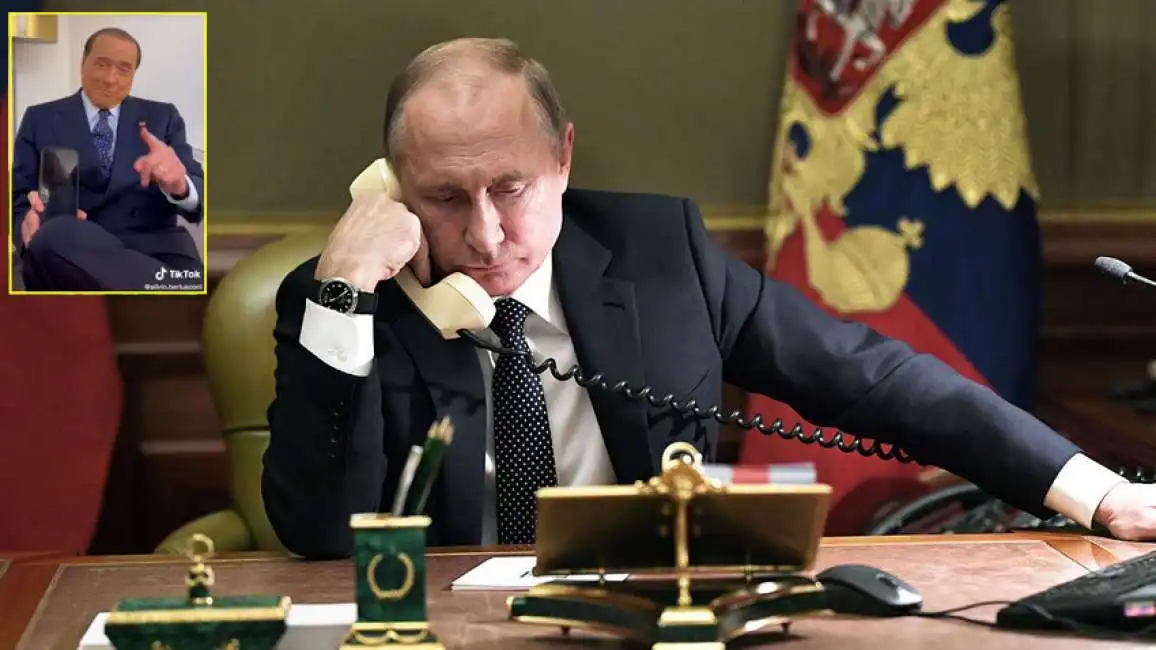 putin telefono berlusconi tiktok