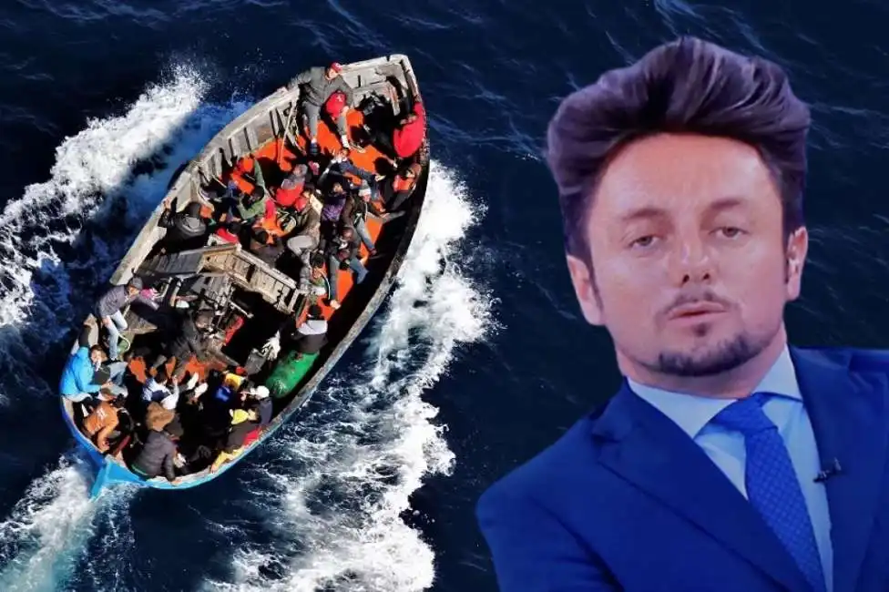 andrea giambruno migranti 