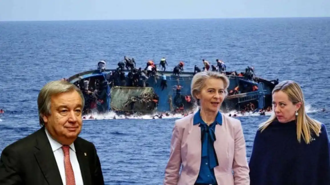 antonio guterres migranti ue ursula von der leyen giorgia meloni