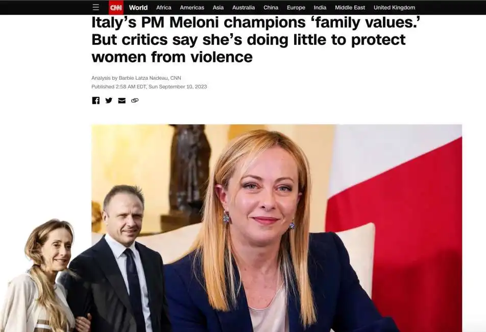 articolo della cnn su giorgia meloni