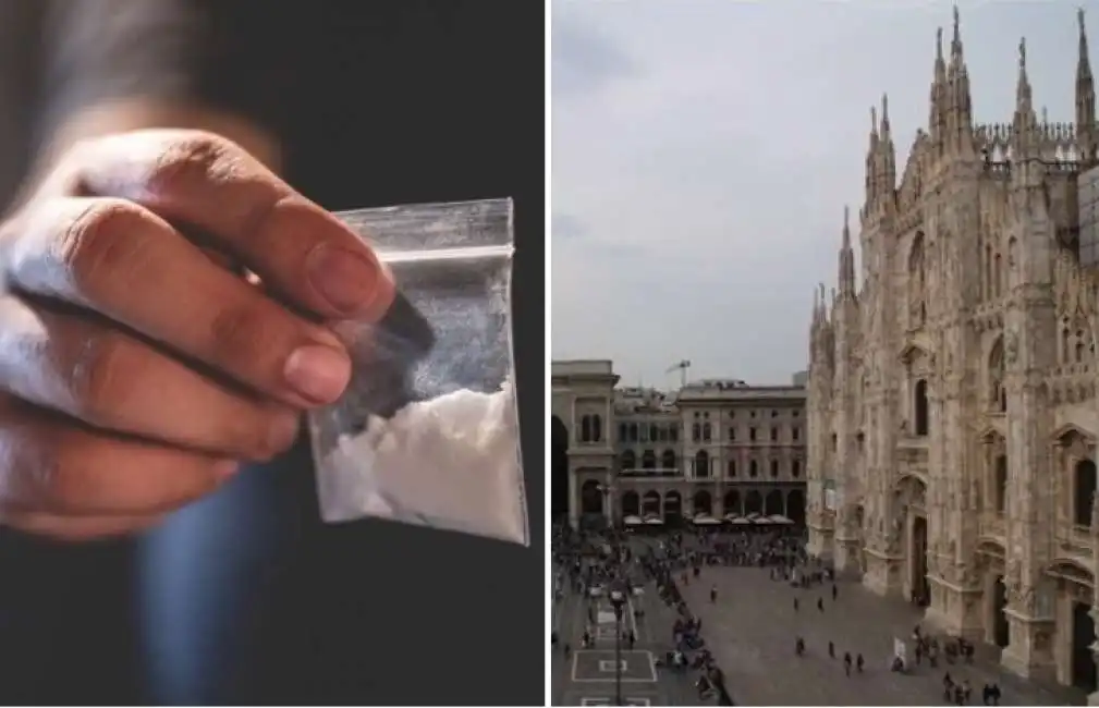 cocaina piazza del duomo milano