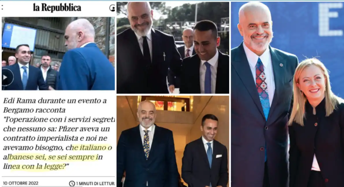 edi rama di maio meloni