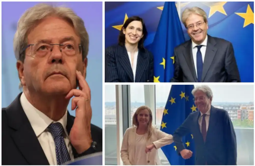 gentiloni schlein meloni