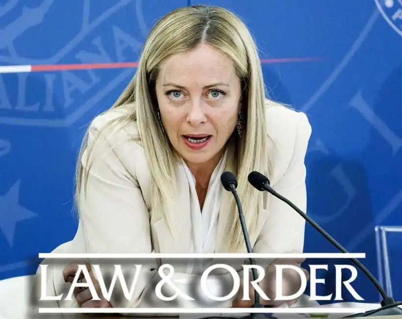 giorgia meloni law and order 