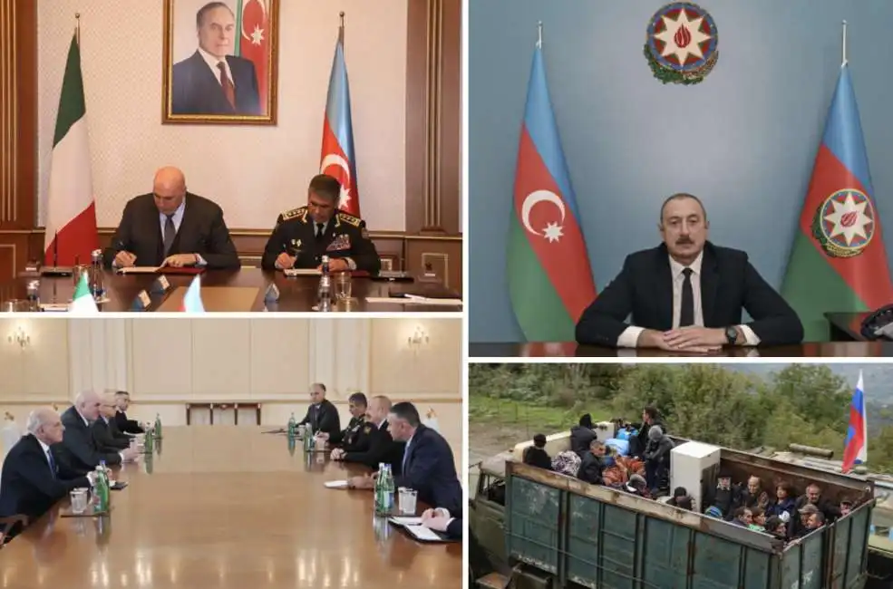 ilham aliyev guido crosetto azerbaigian nagorno karabakh 