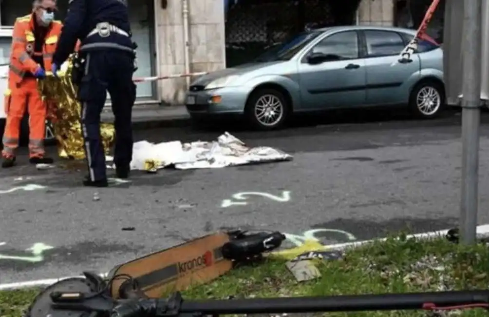 incidente monopattino trento